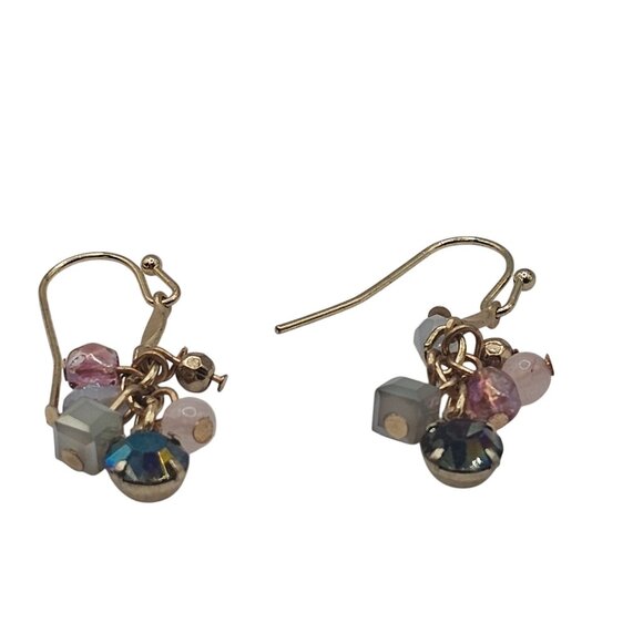 Fairy Cottage Preppy Boho Cluster Beaded Dangle Drop Earrings Fashion Jewelry - Picture 13 of 16